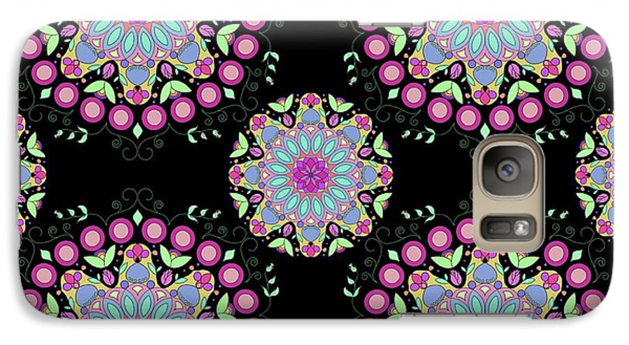 Pink Rose Mandala - Phone Case