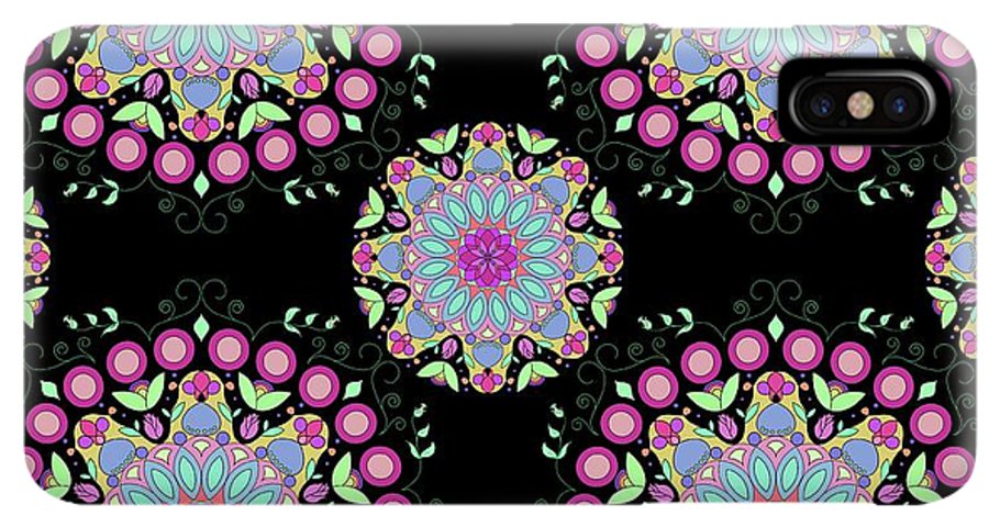 Pink Rose Mandala - Phone Case