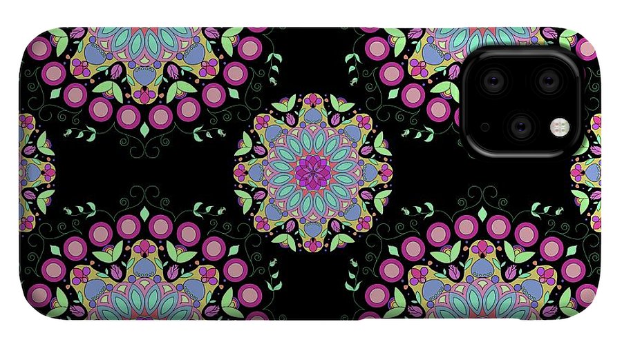 Pink Rose Mandala - Phone Case