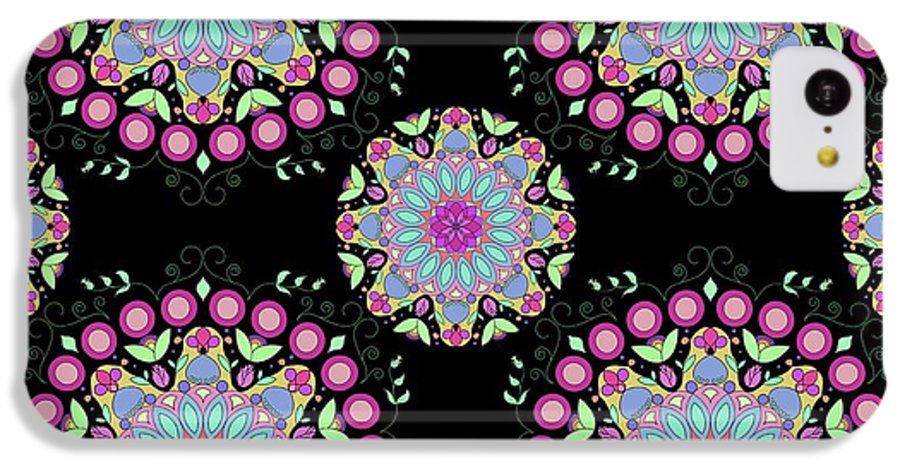 Pink Rose Mandala - Phone Case