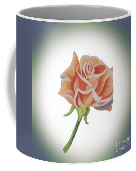 Single Pink Rose - Mug