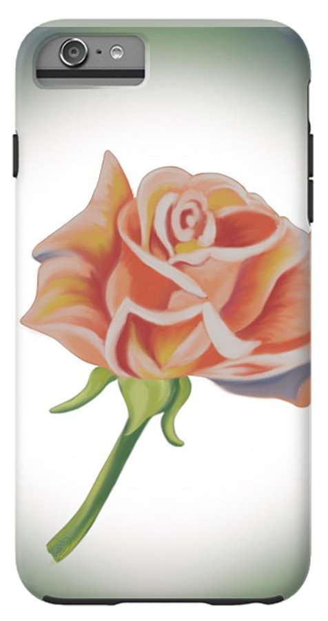 Single Pink Rose - Phone Case