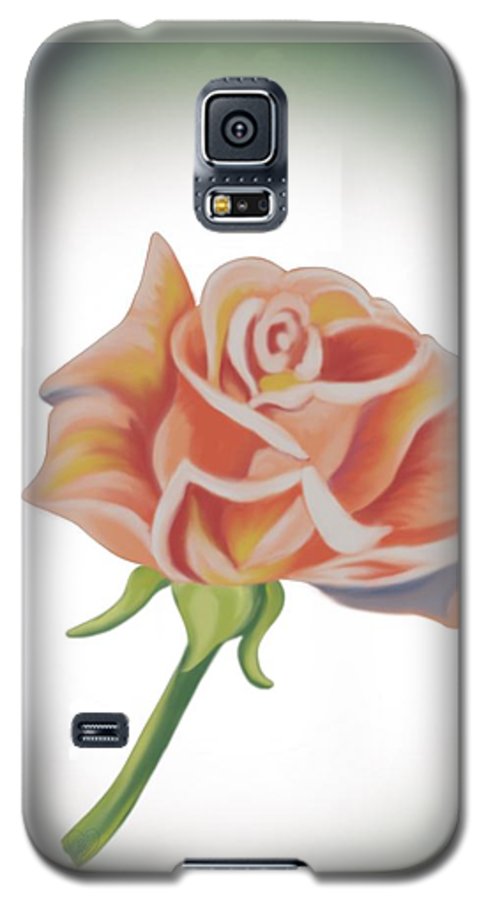 Single Pink Rose - Phone Case