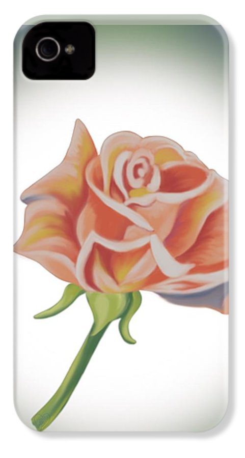 Single Pink Rose - Phone Case