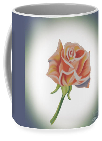 Single Pink Rose - Mug