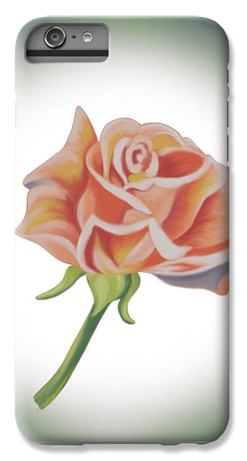 Single Pink Rose - Phone Case