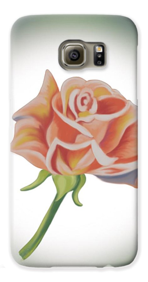 Single Pink Rose - Phone Case