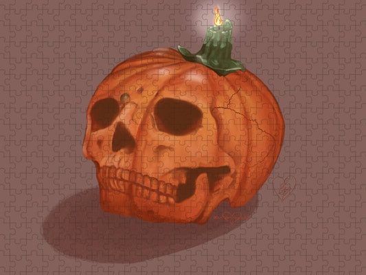 Pumpkin Skull - Puzzle
