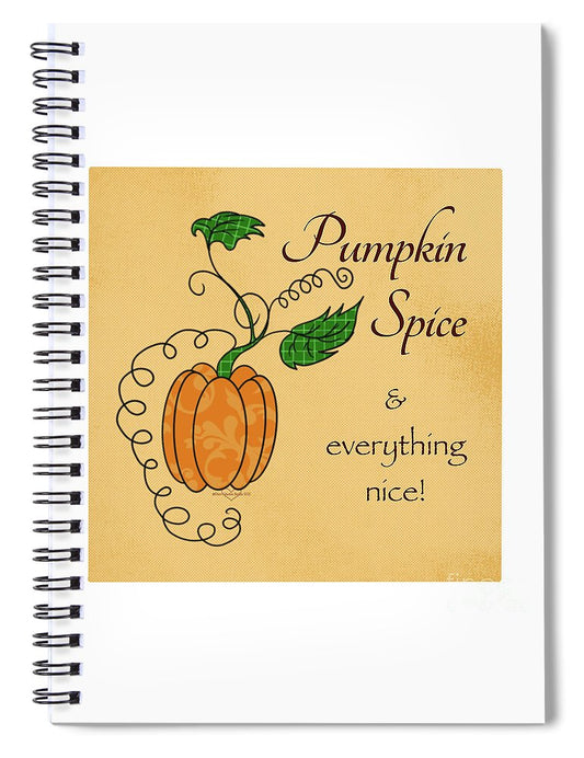 Pumpkin Spice - Spiral Notebook