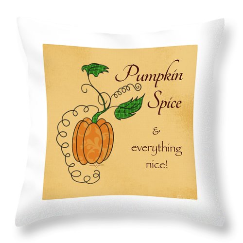 Pumpkin Spice - Throw Pillow