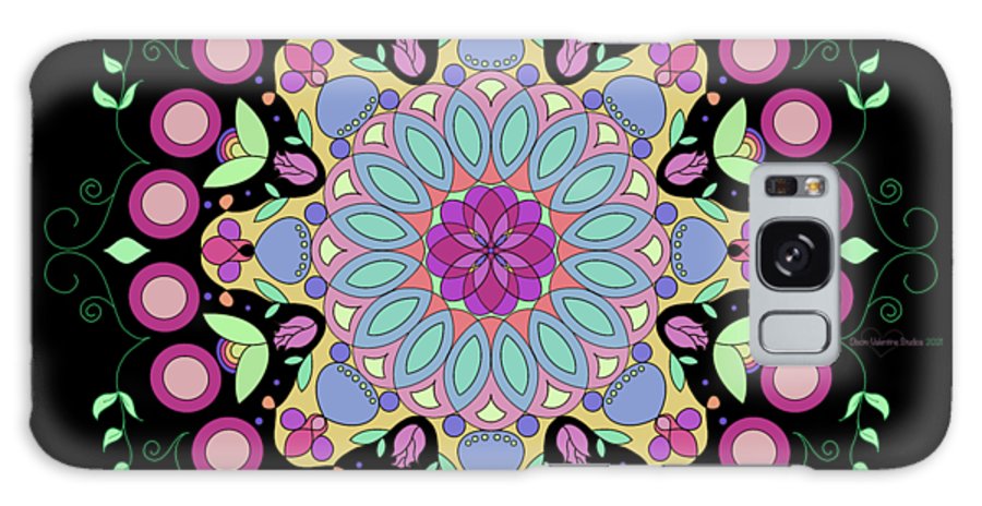 Pink Rose Single Mandala - Phone Case