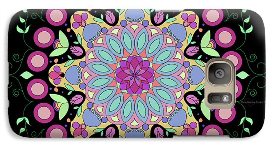 Pink Rose Single Mandala - Phone Case