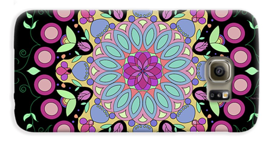 Pink Rose Single Mandala - Phone Case