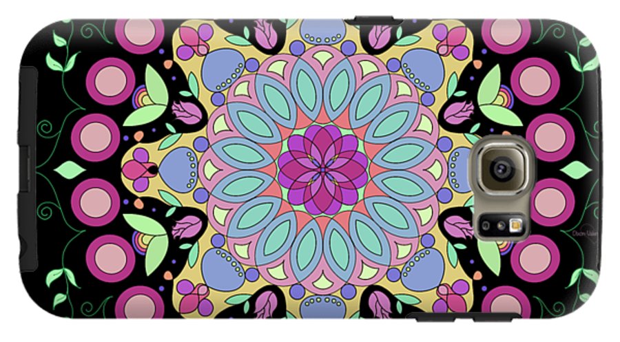 Pink Rose Single Mandala - Phone Case