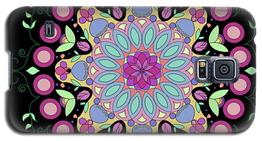 Pink Rose Single Mandala - Phone Case