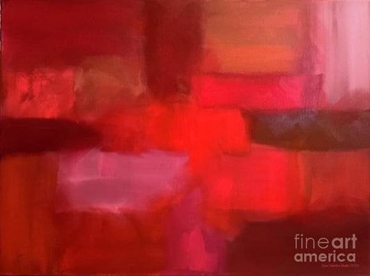 Soft Shades of Red - Art Print