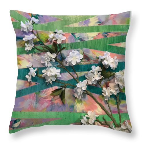 Spring Blossoms - Throw Pillow