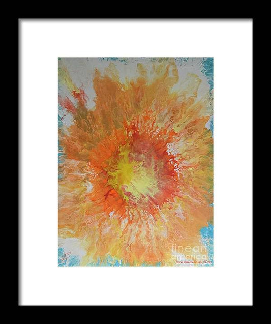 Sun Flower - Framed Print