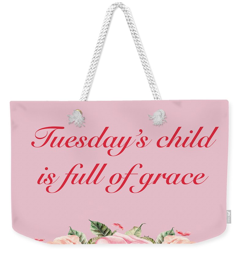 Tuesday's Child #2 - Weekender Tote Bag