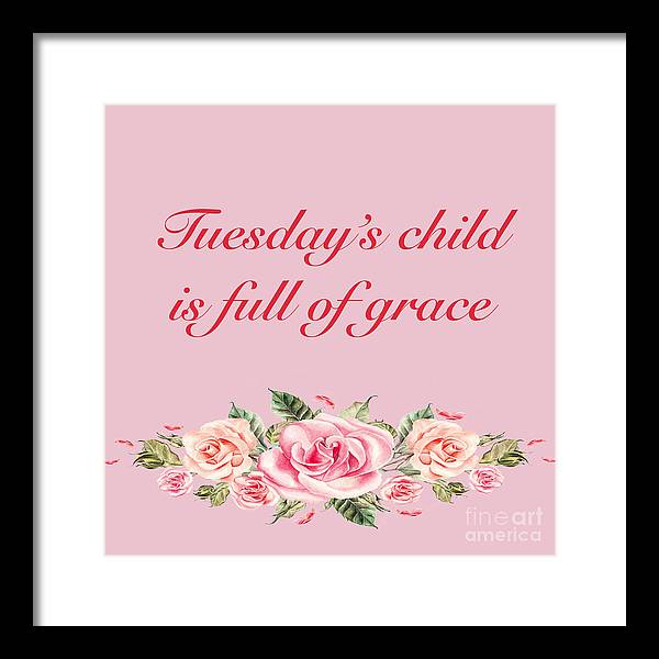 Tuesday's Child #2 - Framed Print