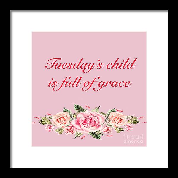 Tuesday's Child #2 - Framed Print