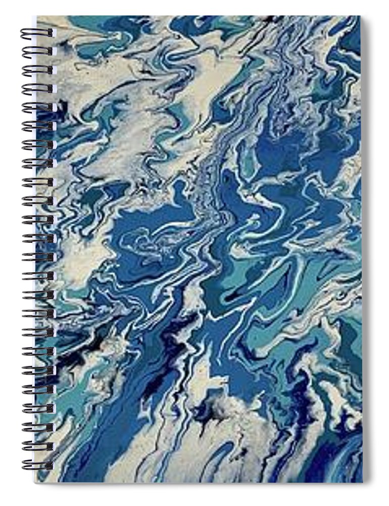 Tumultuous Seas - Spiral Notebook