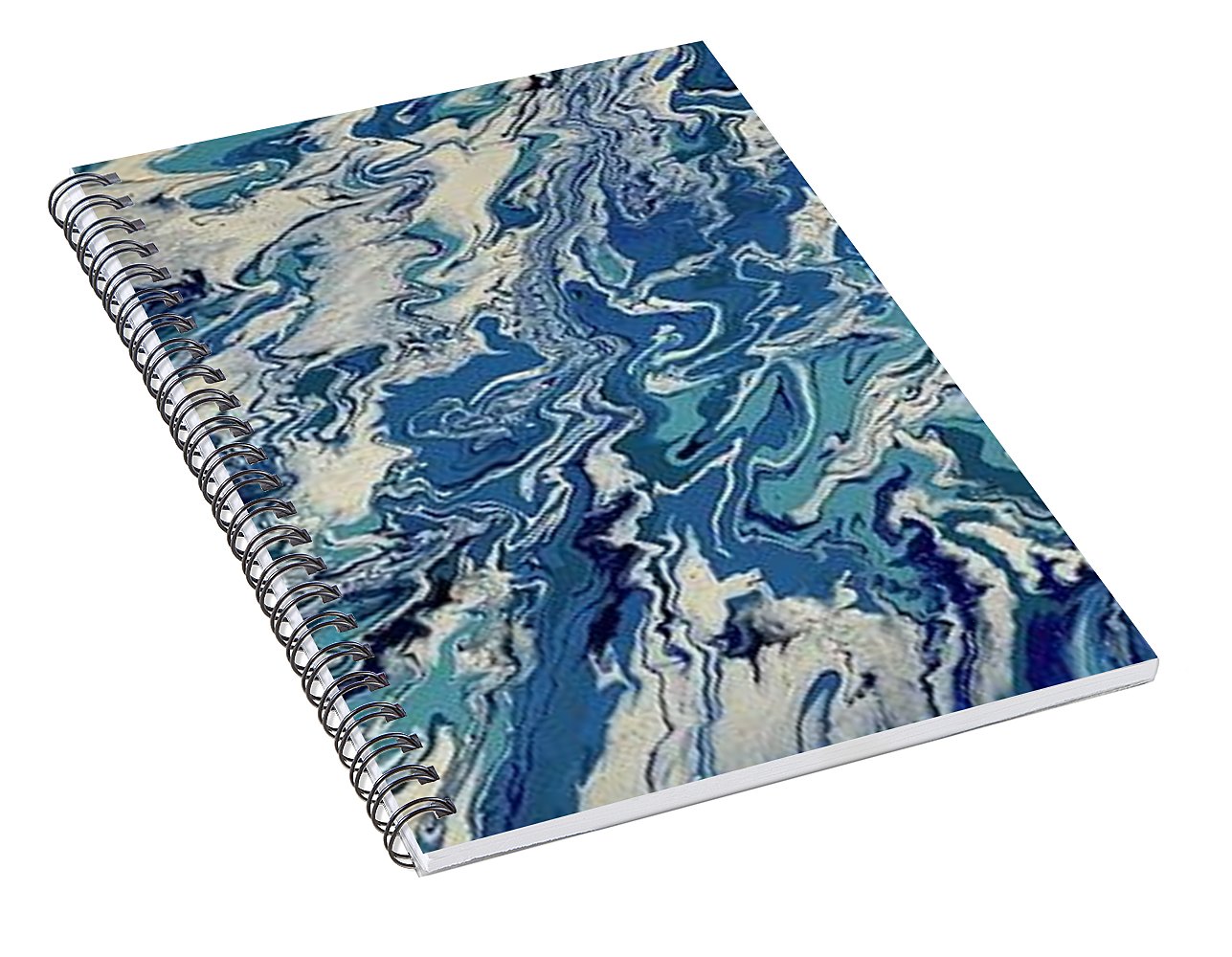 Tumultuous Seas - Spiral Notebook