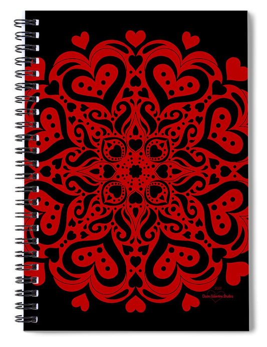 Valentine 4 - Spiral Notebook