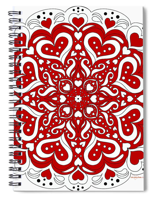 Valentine 5 - Spiral Notebook