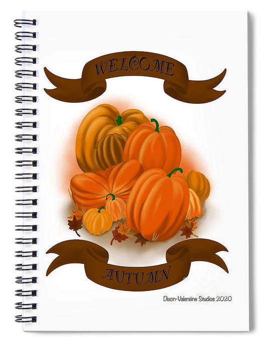 Welcome Autumn 2/1 - Spiral Notebook