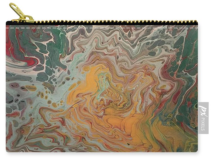 Abstract Yellow Rose - Zip Pouch