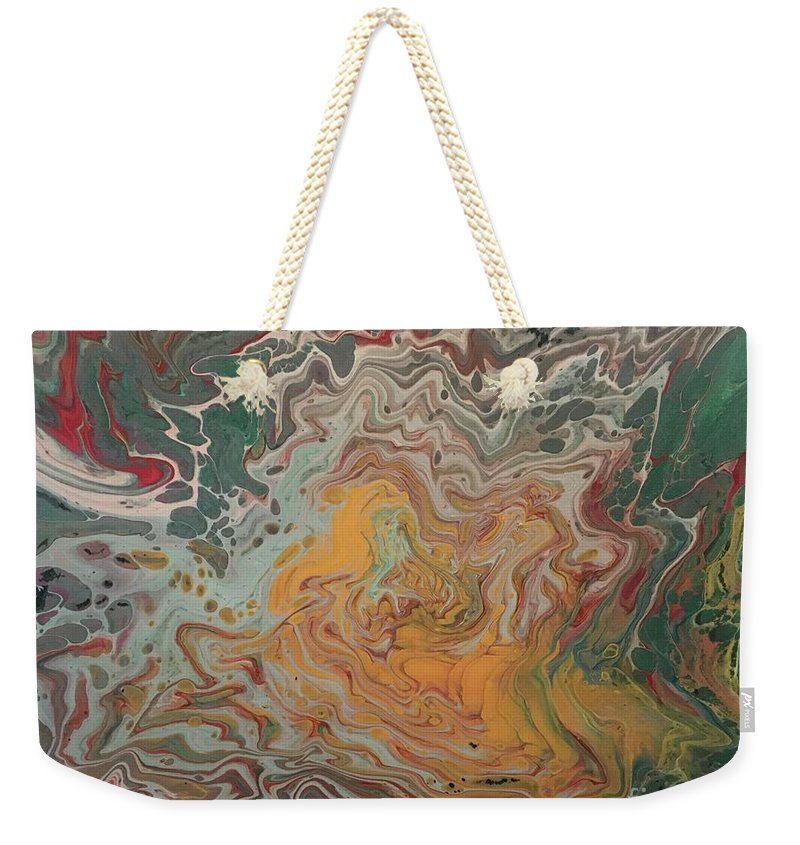 Abstract Yellow Rose - Weekender Tote Bag