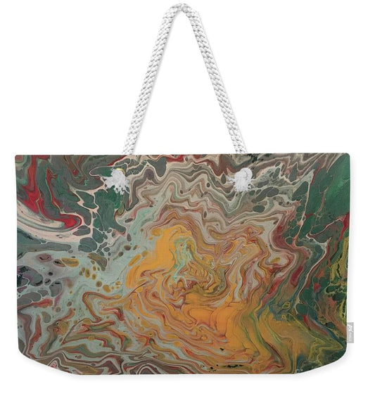 Abstract Yellow Rose - Weekender Tote Bag